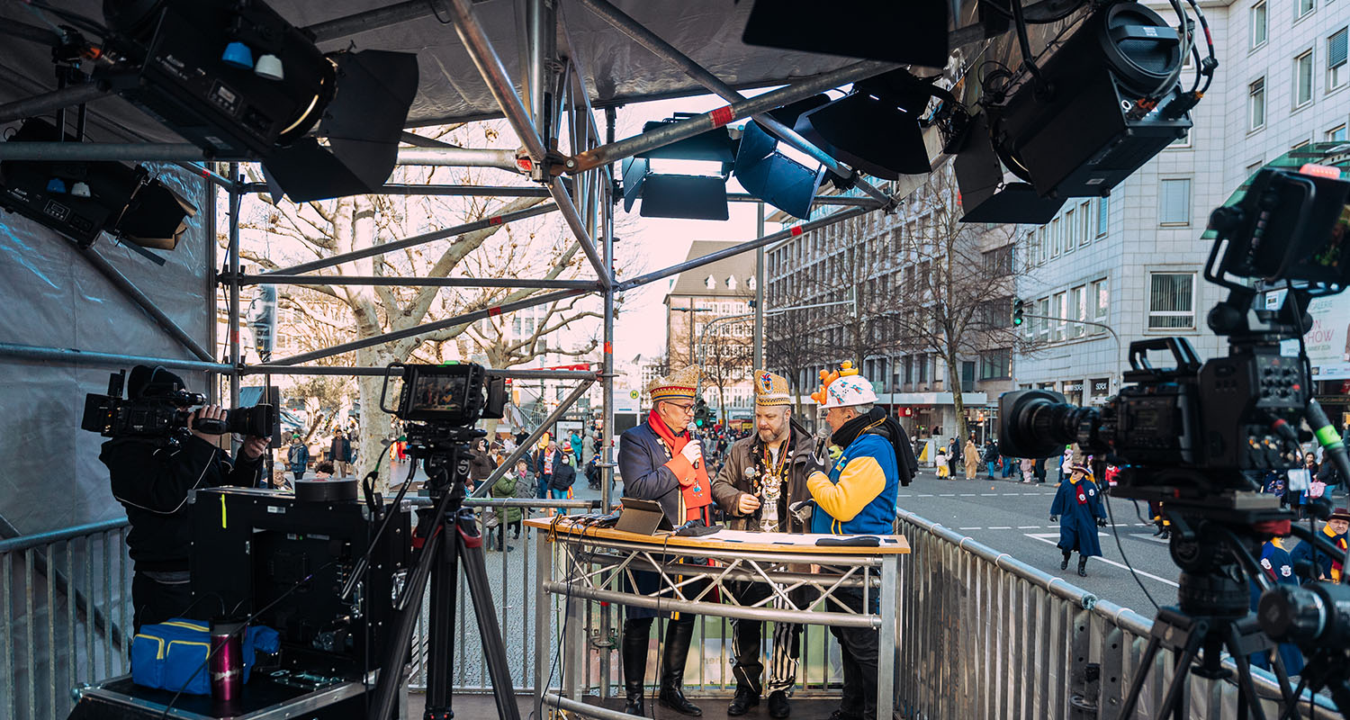 Kinderzug Tulpensonntag Aachen Mediahuis 2026 Moderation
